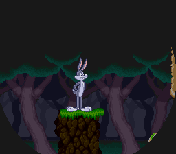 Bugs Bunny in Rabbit Rampage (USA) In game screenshot